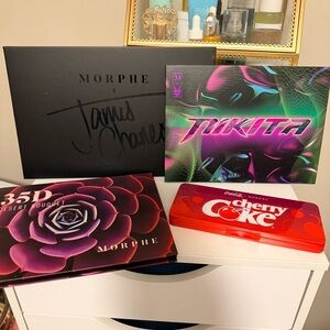 NEW- Morphe Palette Bundle James Charles Nikita Cherry Coke